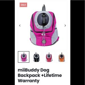 Pet backpack